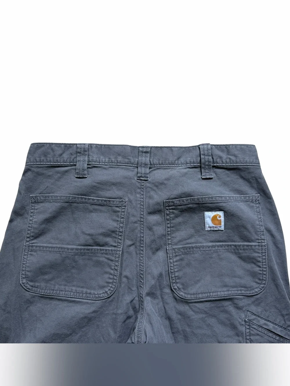 Carhartt Mens Relaxed Straight Leg Rigby Pants  32x30 Gray Workwear Utility